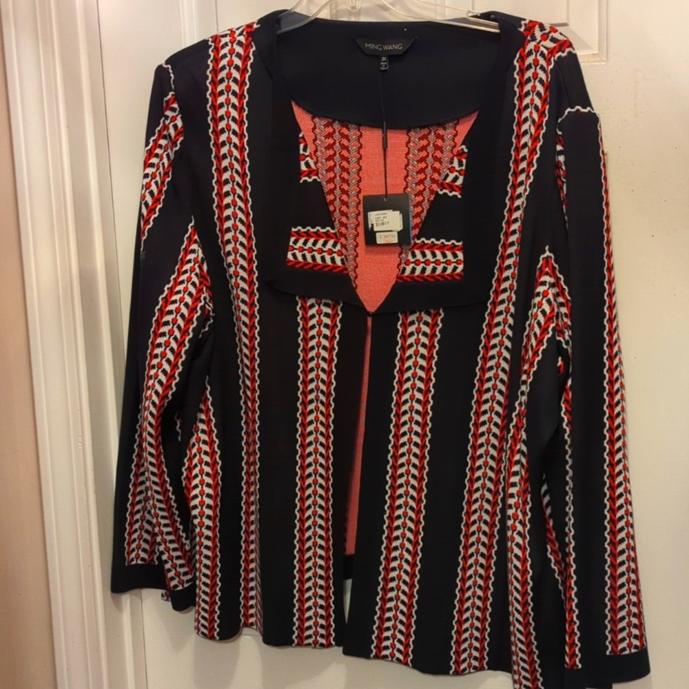 Ming Wang jacket plus size